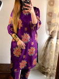 NEW GULAAB DESIGN TWO PIECE SUITS (Arabic  Lawn)