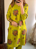 NEW GULAAB DESIGN TWO PIECE SUITS (Arabic  Lawn)