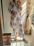 NEW GULAAB DESIGN TWO PIECE SUITS (Arabic  Lawn)